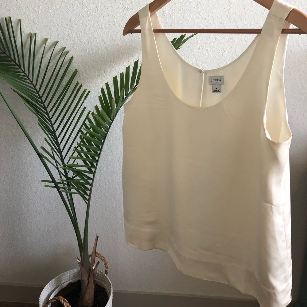 J. Crew silk tank- M